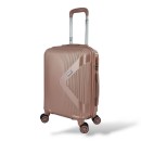 Σκληρή Βαλίτσα Καμπίνας 54x36x20 Playbags Collection PS029-19. 45lt. Ροζ/χρυσο