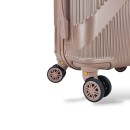 Σκληρή Βαλίτσα Καμπίνας 54x36x20 Playbags Collection PS029-19. 45lt. Ροζ/χρυσο