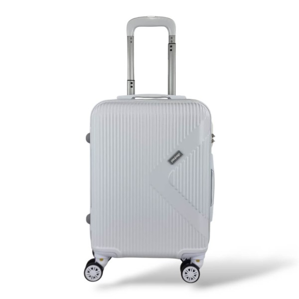 Σκληρή Βαλίτσα Καμπίνας 54x36x20 Playbags Collection PS029-19. 45lt. Λευκο