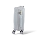 Σκληρή Βαλίτσα Καμπίνας 54x36x20 Playbags Collection PS029-19. 45lt. Λευκο