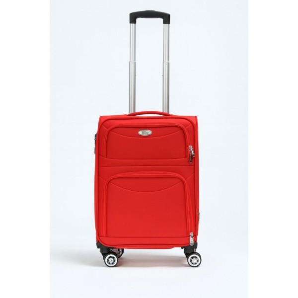 Βαλίτσα Καμπίνας PLAYBAGS 8032-20 – 57x35x20cm, Χειραποσκευή Αεροπλάνου με 4 Ρόδες. Σκουρο κοκκινο