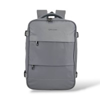 Σακίδιο Πλάτης Ταξιδίου ORMI 5557 με Επέκταση – Αδιάβροχο Backpack 35L για Laptop & Ταξίδια (43x30x20+5cm) Γκρι