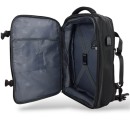 Σακίδιο Πλάτης Ταξιδίου ORMI 5557 με Επέκταση – Αδιάβροχο Backpack 35L για Laptop & Ταξίδια (43x30x20+5cm) Μαυρο