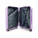 Σκληρή Βαλίτσα Καμπίνας 55x40x20 PLAYBAGS PS067C. Max 40lt.Λιλα