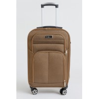 Υφασμάτινη Βαλίτσα Ταξιδίου 62x36x21cm σε Χρυσο– Luggage