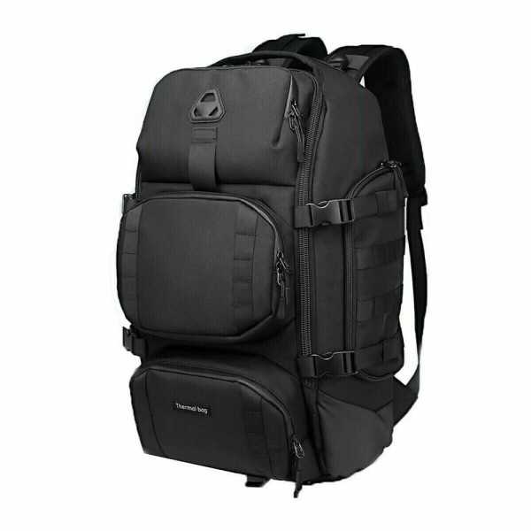 Ozuko 9386 Ανδρικό Υφασμάτινο Σακίδιο Πλάτης Μαύρο