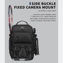 Ozuko 9601 Ανδρικό Υφασμάτινο Σακίδιο Πλάτης Αδιάβροχο Μαύρο