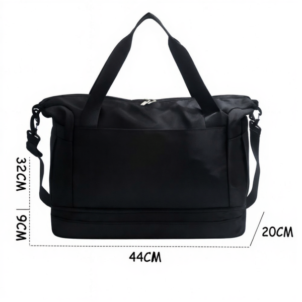 Χειραποσκευή Ταξιδίου PLAYBAGS 294 – 44x32x20cm, Cabin Bag με Ιμάντα Ώμου.Μαυρο
