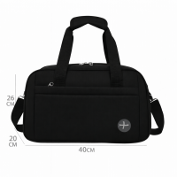 Χειραποσκευή Ταξιδίου PLAYBAGS 25889 – 40x25x20cm, Cabin Bag Αεροπλάνου Μαυρο