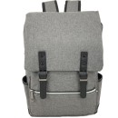 Σακίδιο Πλάτης με Καπάκι Μαγνητικό 30x17x40cm 20lt Αδιάβροχο Laptop 15,6″ Ανατομική Πλάτη Γκρι — ORMI 2233