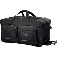 Ormi Σακ Βουαγιάζ με Ρόδες 0763 με χωρητικότητα 140lt σε Μαύρο χρώμα 0763