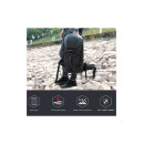 Ozuko 9008 Ανδρικό Σακίδιο Πλάτης Αδιάβροχο Black