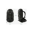 Ozuko 9008 Ανδρικό Σακίδιο Πλάτης Αδιάβροχο Black