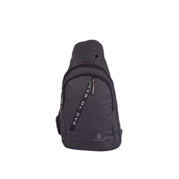 Bag to Bag MD-5002 Ανδρική Τσάντα Στήθους σε Γκρι χρώμα