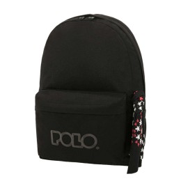 Εμβληματικό Ανατομικό Σακίδιο Πλάτης 20L Polo Original Scarf Μαύρο — Polo Original