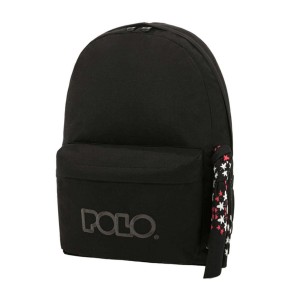 Εμβληματικό Ανατομικό Σακίδιο Πλάτης 20L Polo Original Scarf Μαύρο — Polo Original