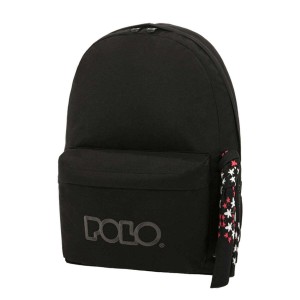 Εμβληματικό Ανατομικό Σακίδιο Πλάτης 20L Polo Original Scarf Μαύρο — Polo Original