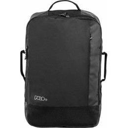 Αδιάβροχο Σακίδιο Πλάτης Laptop 17" 26L με Σκληρό Πάτο Polo Boston Μαύρο — Polo Boston