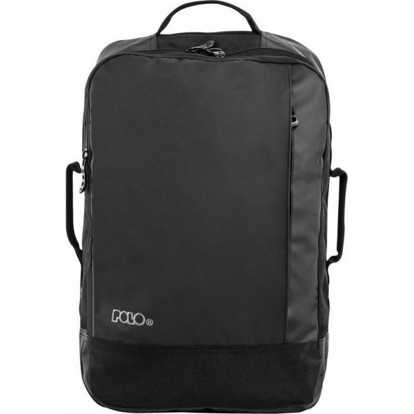 Αδιάβροχο Σακίδιο Πλάτης Laptop 17" 26L με Σκληρό Πάτο Polo Boston Μαύρο — Polo Boston