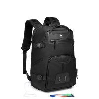 Ozuko 9403 Αδιάβροχη Τσάντα Πλάτης για Laptop 15.6" σε Μαύρο χρώμα