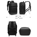 Ozuko 9405 Τσάντα Πλάτης για Laptop 15.6" ΜΑΥΡΟ 