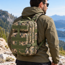 Σακίδιο Πλάτης Tactical 56x28x25cm Μαύρο PlayBags A12