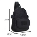 Τσαντάκι  Sling Tactical Molle Μαύρο A31