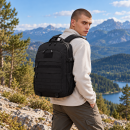 Τακτικό Σακίδιο Πλάτης Ταξιδίου Tactical 50x35x20cm Μαύρο — Playbags A91
