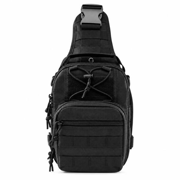 Τσαντάκι Στήθους Tactical 28x18x13cm Μαύρο PlayBags B14