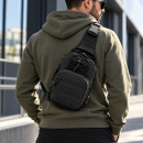 Τσαντάκι Στήθους Tactical 28x18x13cm Μαύρο PlayBags B14