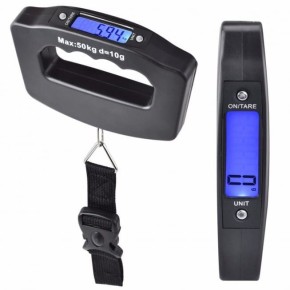 Ψηφιακή Ζυγαριά Αποσκευών έως 50kg με LCD Μαύρη OEM CA001