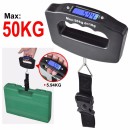 Ψηφιακή Ζυγαριά Αποσκευών έως 50kg με LCD Μαύρη OEM CA001