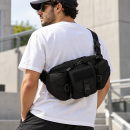 Τσαντάκι Μέσης Tactical 35x17x10cm Μαύρο PlayBags D005