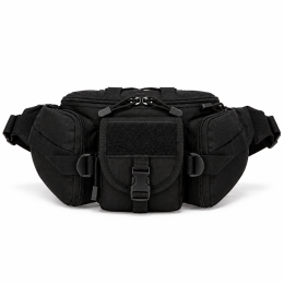 Τσαντάκι Μέσης Tactical 35x17x10cm Μαύρο PlayBags D005