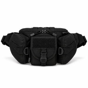 Τσαντάκι Μέσης Tactical 35x17x10cm Μαύρο PlayBags D005