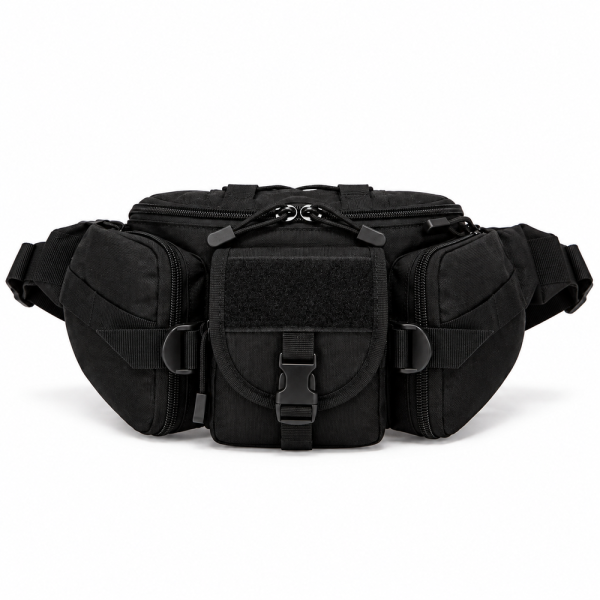 Τσαντάκι Μέσης Tactical 35x17x10cm Μαύρο PlayBags D005