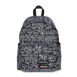 Σακίδιο Πλάτης Day Pak'r Keith Haring Figures 40x30x18cm 24lt Laptop 14″ Τσέπη Ασφαλείας Συλλεκτικό Μαύρο — Eastpak