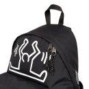 Σακίδιο Πλάτης Day Pak'r Keith Haring 40x30x18cm 24lt Laptop 14″ Τσέπη Ασφαλείας Συλλεκτικό Μαύρο — Eastpak