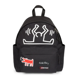 Σακίδιο Πλάτης Day Pak'r Keith Haring 40x30x18cm 24lt Laptop 14″ Τσέπη Ασφαλείας Συλλεκτικό Μαύρο — Eastpak