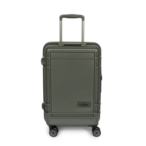Μικρή Σκληρή Βαλίτσα Καμπίνας 55x35x20cm 2.8kg Ελαφριά 4 Ρόδες TSA Χακί — Eastpak Resist'r Zip Cabin