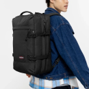 Σάκος Ταξιδίου 2 σε 1 Travelpack 100% Νάιλον 51x33x23cm 42lt Laptop 17″ Καμπίνα 100% Vegan Μαύρο — Eastpak