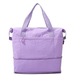 Τσάντα Ταξιδιού Playbags Weekender 48x40x20εκ με Επεκτεινόμενο Πάτο – Αδιάβροχη σε Λιλα χρώμα