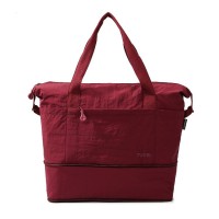 Τσάντα Ταξιδιού Playbags Weekender 48x40x20εκ με Επεκτεινόμενο Πάτο – Αδιάβροχη σε Μπορντο χρώμα