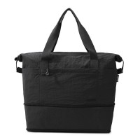 Τσάντα Ταξιδιού Playbags Weekender 48x40x20εκ με Επεκτεινόμενο Πάτο – Αδιάβροχη σε Μαυρο χρώμα