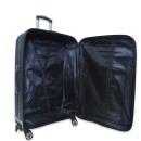 Σετ Υφασμάτινες Βαλίτσες Ταξιδίου 3τμχ. σε Μαύρο – Luggage