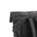 Αδιάβροχο Σακίδιο Πλάτης Rolltop 30x16x45cm 22lt 0.7kg Laptop 15.6" Μαυρο — MCAN M-515
