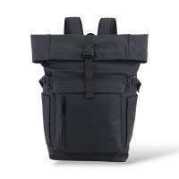 Αδιάβροχο Σακίδιο Πλάτης Rolltop 30x16x45cm 22lt 0.7kg Laptop 15.6" Μαυρο — MCAN M-515