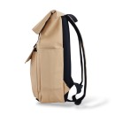 Αδιάβροχο Σακίδιο Πλάτης Rolltop 30x12x43cm 17lt 0.7kg Laptop 15.6" Μπεζ — MCAN M-516