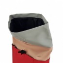 Αδιάβροχο Σακίδιο Πλάτης Rolltop 30x14x45cm Laptop 15,6″ Πλαστικοποιημένο Ύφασμα Κλιπ Ασφαλείας Κοκκινο— MCAN M-200