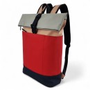 Αδιάβροχο Σακίδιο Πλάτης Rolltop 30x14x45cm Laptop 15,6″ Πλαστικοποιημένο Ύφασμα Κλιπ Ασφαλείας Κοκκινο— MCAN M-200